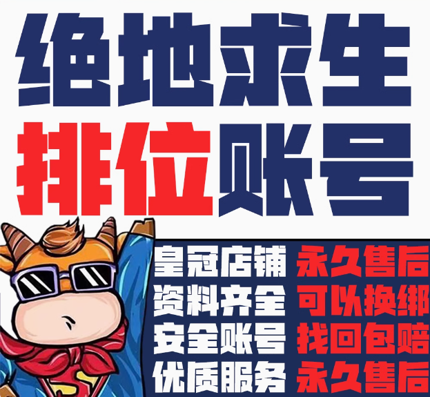 绝地求生账号吃鸡pubg账户80级可排位能竞技购买PLUS激活等级成品